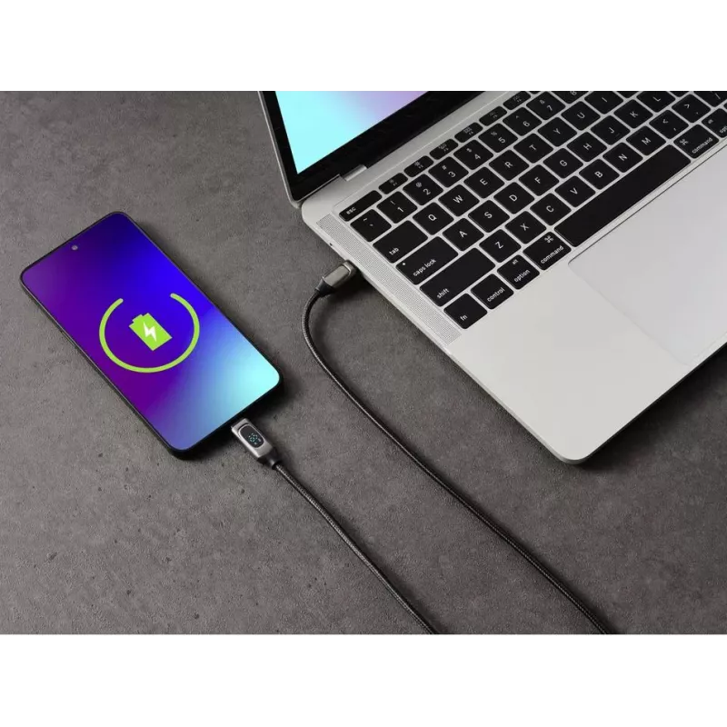 Renkforce USB-C na USB-C kábel 2.0, 2 m, strieborný (metallic) RF-6249498