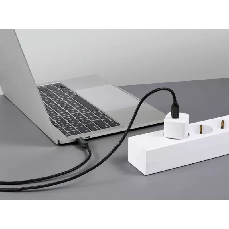 Renkforce USB-C na USB-C kábel 2.0, 2 m, strieborný (metallic) RF-6249498