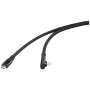 Renkforce USB4 USB-C na USB-C kábel 1m čierny 8K UHD magnetický konektor RF-6438138