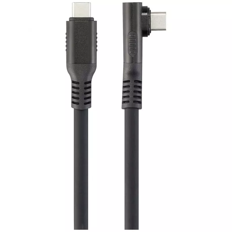Renkforce USB4 USB-C na USB-C kábel 1m čierny 8K UHD magnetický konektor RF-6438138