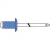 GESIPA slepý nit oceľ/oceľ 4x8mm plochá hlava rozsah upnutia 2,5-4,5mm (6310443)