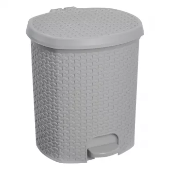 keeeper tjark pedálový kôš 21 L Nordic Grey ratanový vzhľad 1030413000000
