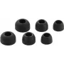 Renkforce In-Ear slúchadlá náušníky, 3 páry, čierne (RF-5044672)
