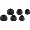 Renkforce In-Ear slúchadlá náušníky, 3 páry, čierne (RF-5044672)