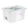 keeeper Karolina Stitch úložná krabica, 15 L, transparentná, s viečkom, stohovateľná 1223600131900