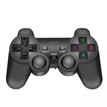 LogiLink AA0187 bezdrôtový herný ovládač 2,4 GHz čierny 8 m dosah PC Android PS3