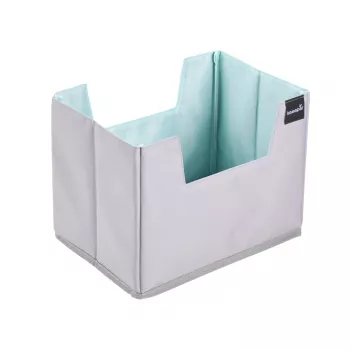 keeeper nea organizér na nákup veľkosť L, sivá/aquamarine, skladací, spevnené dno, 38 L 1229862400000