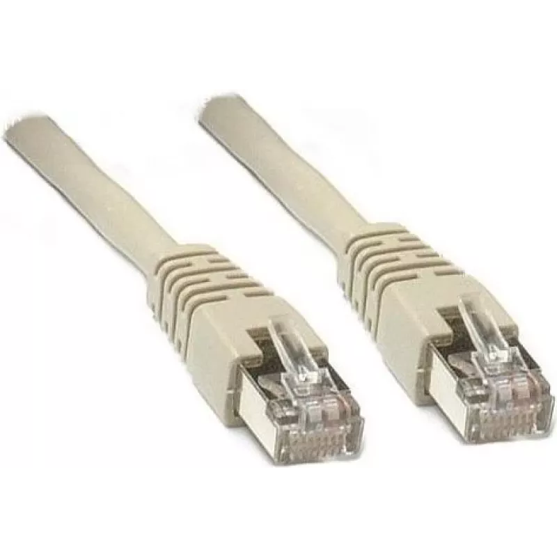 Wentronic Goobay CAT 5e Crossover patch kábel, U/UTP, sivozelená, 2 m - CCA hliník potiahnutý meďou (68864)