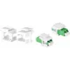 LogiLink NK0092 držiaky keystone pre LC-Duplex / SC-Simplex spojky bez príruby, 100 kusov