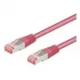 Wentronic Goobay CAT 6 S/FTP patch kábel, purpurová, 30 m, LSZH, meď 93440