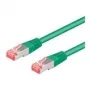 Wentronic Goobay CAT 6a S/FTP patch kábel, 10 m, zelená, LSZH, meď 93702