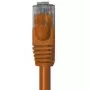 Wentronic Goobay CAT 6 plochý patch kábel, U/UTP, svetlohnedá, 2 m - medený materiál (95884)