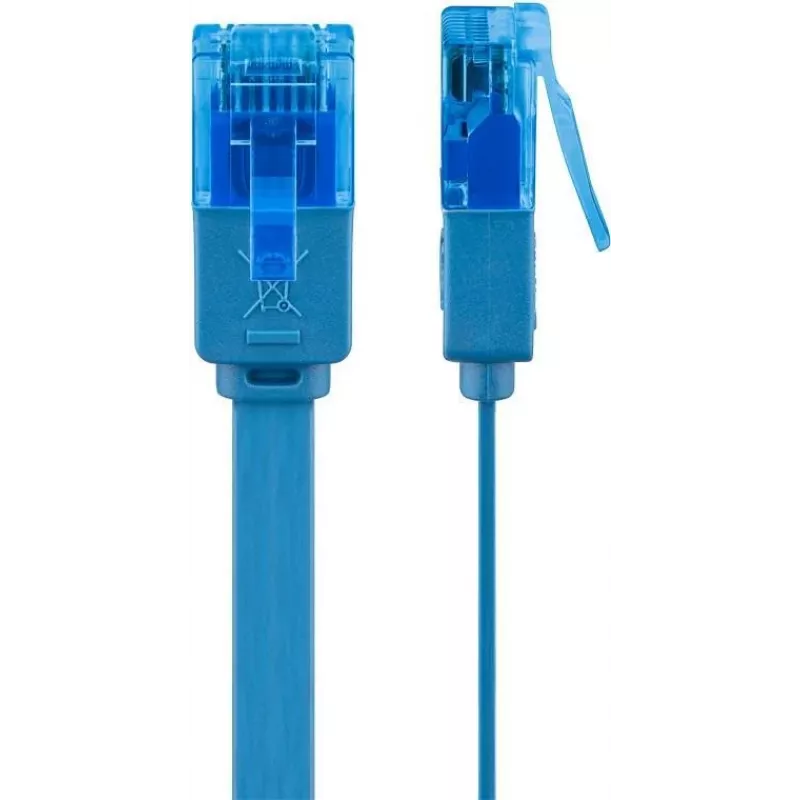 Wentronic RJ45 CAT6a patch kábel 5m, U/UTP, pozlátený, 10 Gbit/s 96339