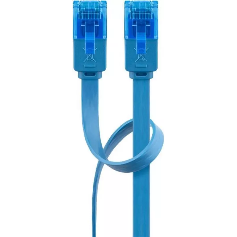 Wentronic RJ45 CAT6a patch kábel 5m, U/UTP, pozlátený, 10 Gbit/s 96339