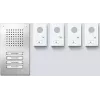 Siedle SET CLAB 850-4 E/W audio set Classic ušľachtilá oceľ/biela (210010048-00)
