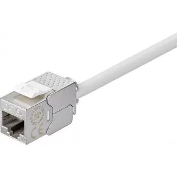 Renkforce RF-4531196 RJ45 spojka Cat.6a tienená strieborná