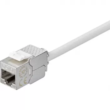 Renkforce RF-4531196 RJ45 spojka Cat.6a tienená strieborná