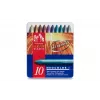 Caran d'Ache Neocolor I Metallic voskovky, 10-kusová sada, okrúhle s papierovým obalom 7004.310