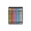 Caran d'Ache Neocolor I Metallic voskovky, 10-kusová sada, okrúhle s papierovým obalom 7004.310
