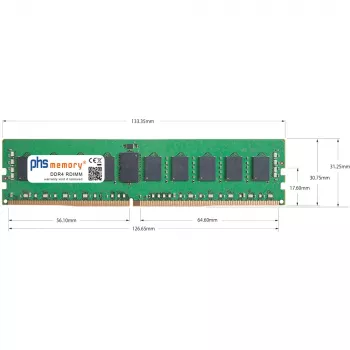 PHS-memory 16GB DDR4 ECC UDIMM 3200MHz PC4-25600E pamäť pre Synology RackStation RS3626xs SP619472