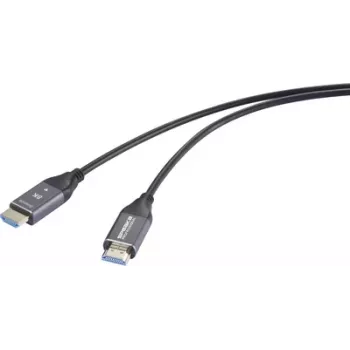 SpeaKa Professional HDMI optické kábel HDMI-A konektor samec na konektor samec 50 m čierny (SP-12842676)