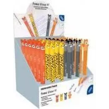 Faber-Castell Eberhard Faber Animal Erase It! gélové pero display, 0,7 mm, modrá, vymazateľná, doplňateľná, 36 pier 560174
