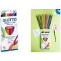 GIOTTO COLORS 3.0 ACQUARELL akvarelové pastelky, 12 rôznych farieb, šesťhranné, 3,0 mm tuhy, kartónová krabička (F277100)