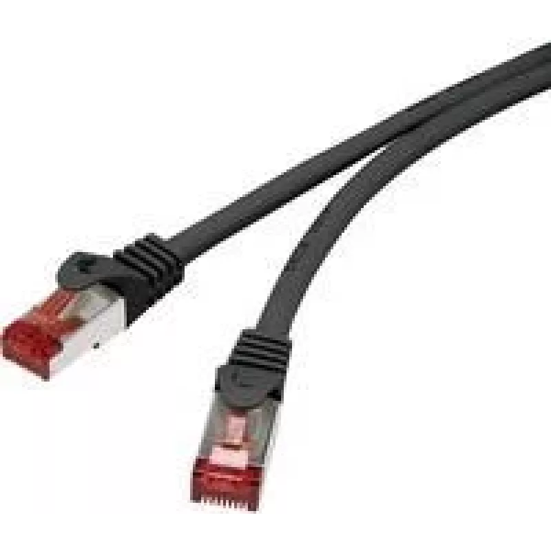 Renkforce RF-4979742 Cat6 S/FTP patch kábel, RJ45, 3m, čierny