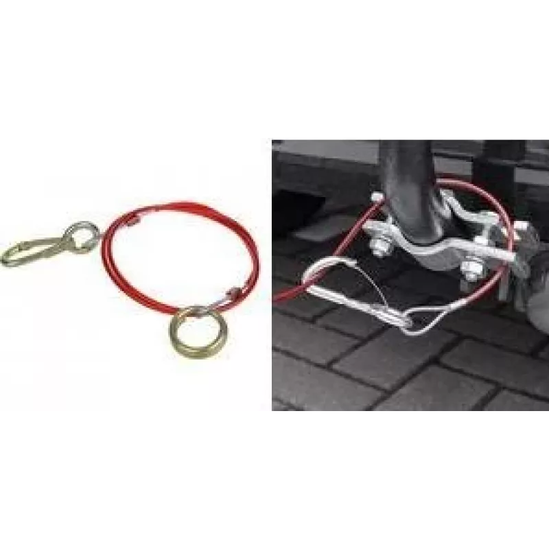 IWH 019611 odtrhové bezpečnostné lano pre príves oceľ 1 m
