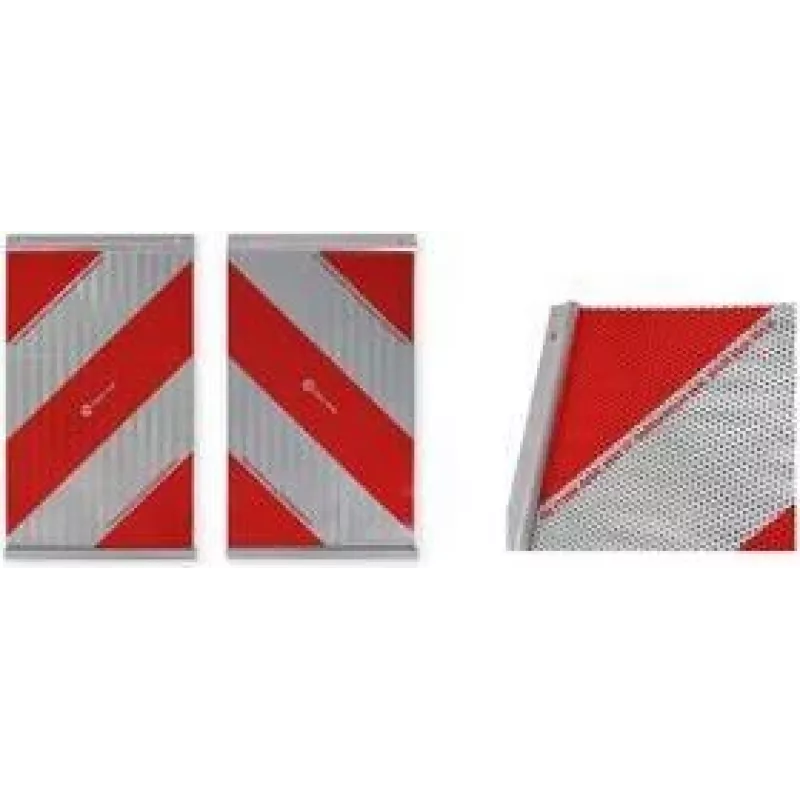 IWH reflexné výstražné označenie pre zdvíhacie čelá, červená/biela, samolepiace, 133 x 133 mm, 1 ks (097620)