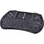 Renkforce RF-MWK-103 bezdrôtová klávesnica s integrovaným touchpadom, nemecká QWERTZ, čierna RF-7481488