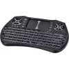 Renkforce RF-MWK-103 bezdrôtová klávesnica s integrovaným touchpadom, nemecká QWERTZ, čierna RF-7481488