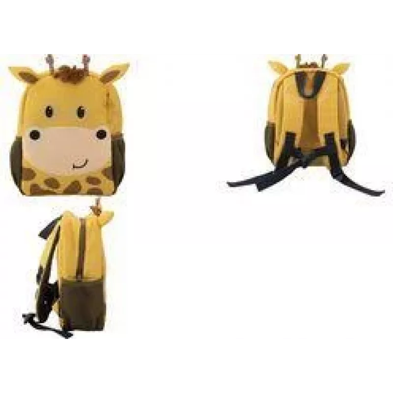 Faber-Castell Eberhard Faber Mini Kids Giraffe škôlkarský batoh, polyester, 180 g, žltá/hnedá 577604