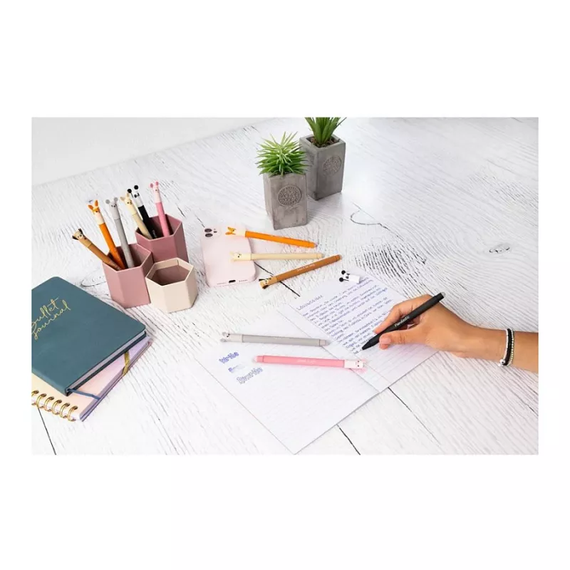 FABER-CASTELL EBERHARD FABER Animal Erase it! leňoch gélové pero 0,7 mm modré (582109)