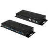 EXSYS EX-1334HMV-2 4-portový USB 2.0 na RS-232 sériový adaptér s kovovým puzdrom