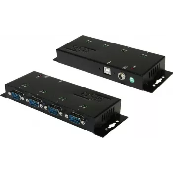 EXSYS EX-1334HMV-2 4-portový USB 2.0 na RS-232 sériový adaptér s kovovým puzdrom