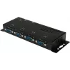 EXSYS EX-1334HMV-2 4-portový USB 2.0 na RS-232 sériový adaptér s kovovým puzdrom