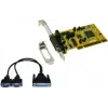 EXSYS EX-42372IS 2-portová PCI RS-422/485 sériová karta s ochranou proti prepätiu, Low Profile