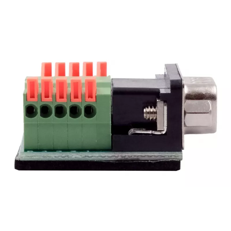 EXSYS EX-49000 sériový adaptérový kábel D-SUB 9-pinový samec na 10-pinovú skrutkovú svorku, 30 cm