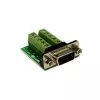 EXSYS EX-49005 D-SUB 9-pin samec na 10-pin skrutkovú svorkovnicu adaptérový kábel, 0,3 m, RS-232