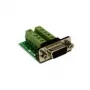 EXSYS EX-49005 D-SUB 9-pin samec na 10-pin skrutkovú svorkovnicu adaptérový kábel, 0,3 m, RS-232
