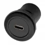 EXSYS EX-49214 adaptér na montáž do panela USB-C samica – USB-C samica, USB 3.2 Gen 1