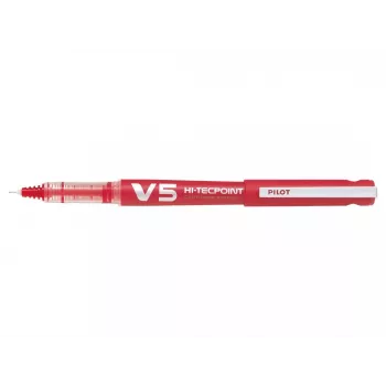 PILOT V5 Hi-Tecpoint Begreen gélové pero, červený atrament, 0,3 mm línia, doplniteľné, červené puzdro 442797