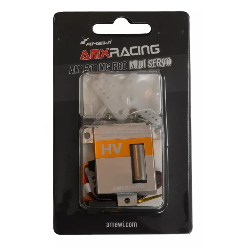 Amewi Midi-Servo AMXRacing AM1211MG PRO Midi Digital-Servo kovová prevodovka 28456