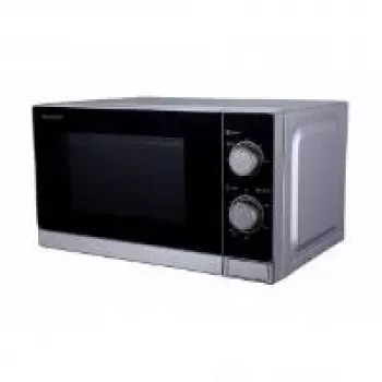 Sharp R200INW solo mikrovlnná rúra 20L 800W čierno-strieborná