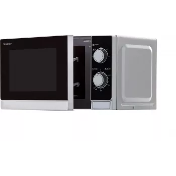 Sharp R200INW solo mikrovlnná rúra 20L 800W čierno-strieborná