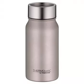 THERMOS TC izolovaný cestovný hrnček, 0,35 L, ružová matná nehrdzavejúca oceľ, nevyteká, dvojstenný 4097.371.035