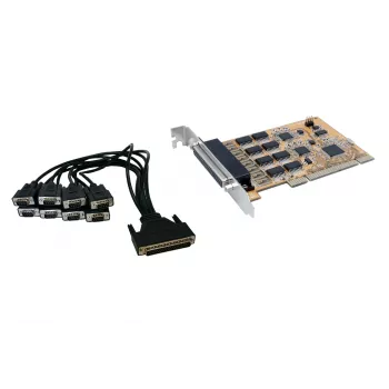 EXSYS EX-41088 8-portová RS-232 sériová PCI karta s čipovou sadou FTDI