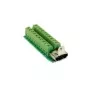 EXSYS EX-49065 adaptér 19-pin HDMI konektor samica na 20-pin terminal block