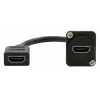 EXSYS EX-49163 káblový adaptér HDMI typu D, samica–samica, 20 cm